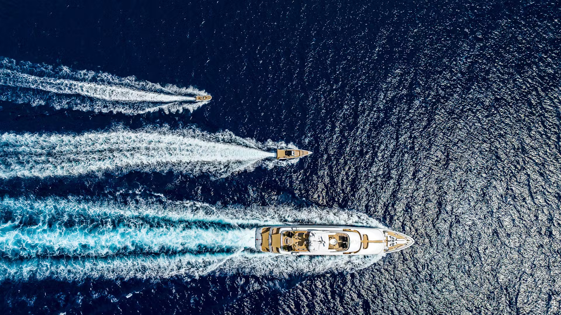 Superyacht illuminated underwater view showing hull interior and accent lights