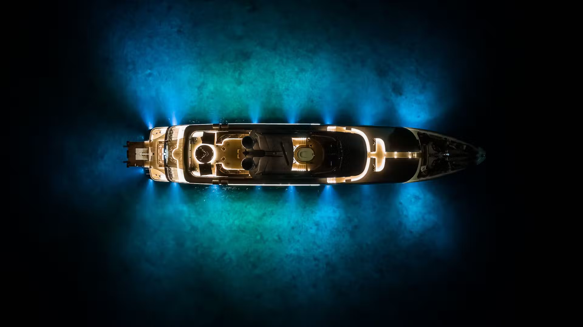 Aerial at night